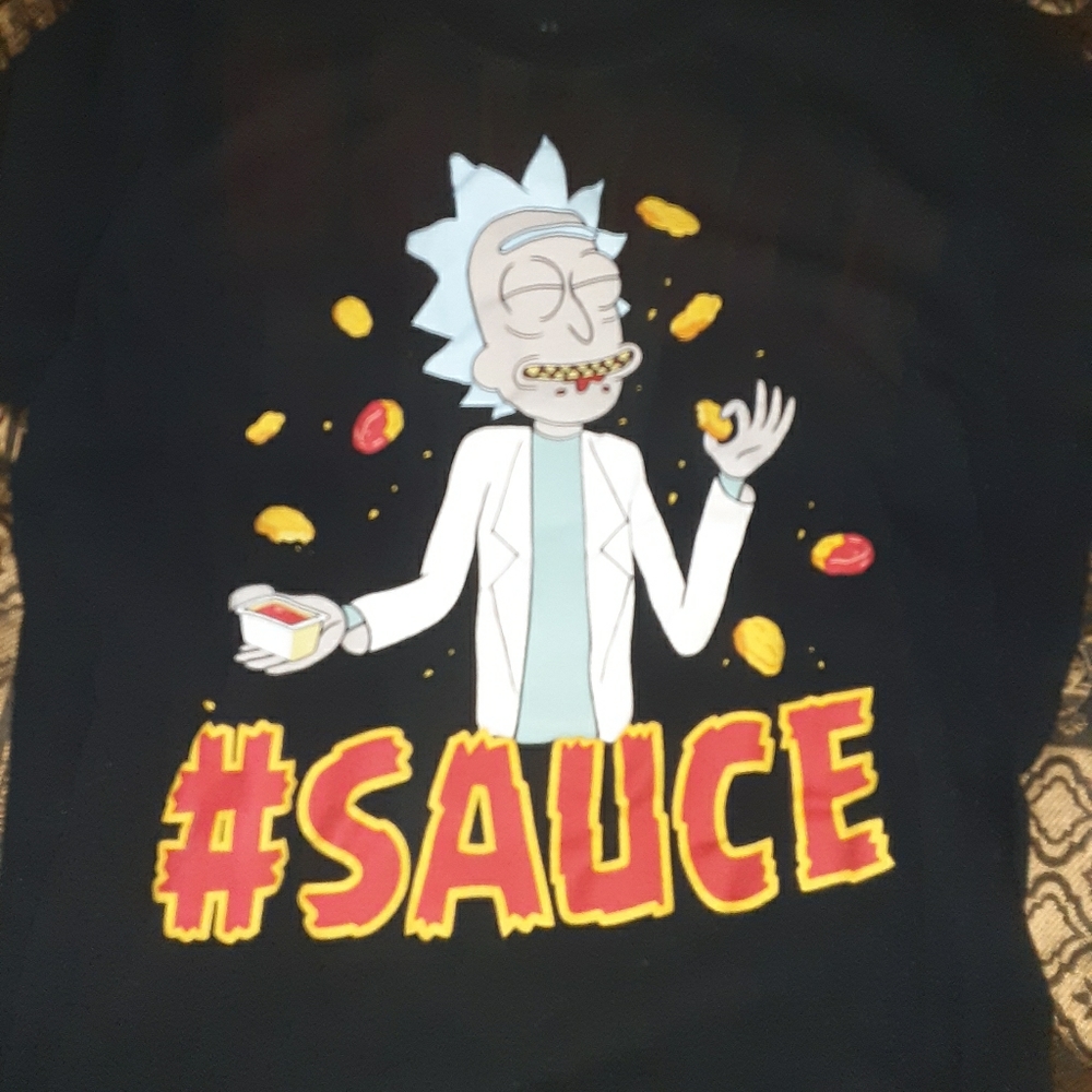 Rick and Morty sause shirt